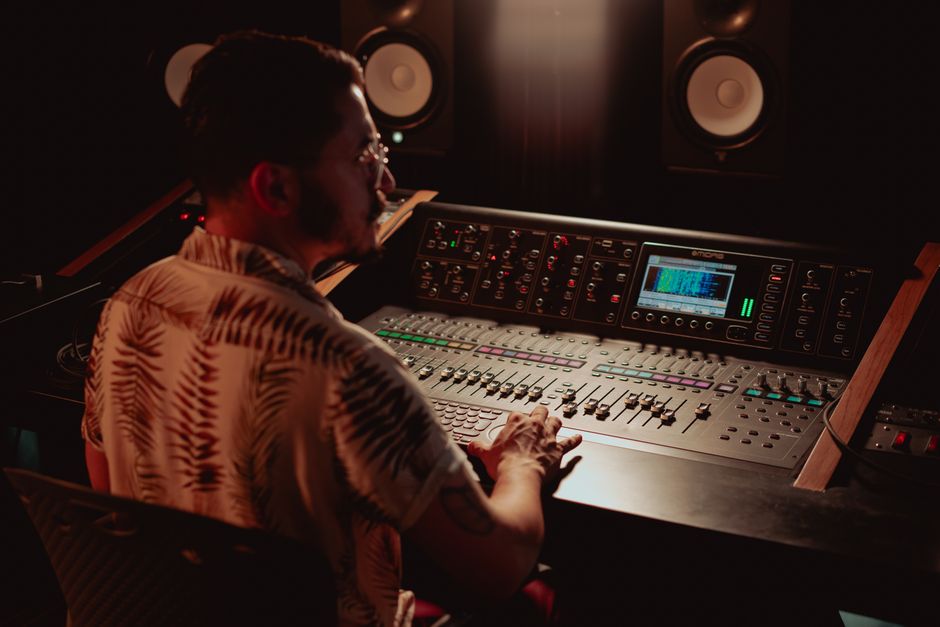 high-end audio equipment studio