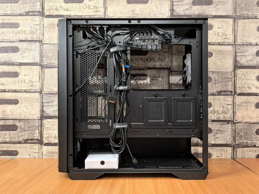 PC cable management interior