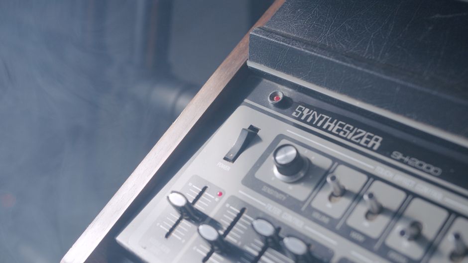 vintage synthesizer electronic music production