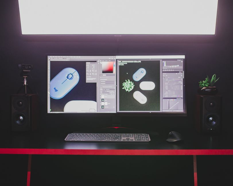 video game development studio workstation