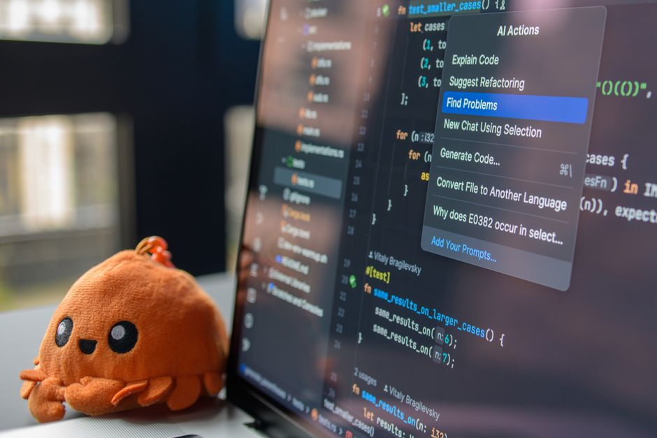developer working with AI code generation