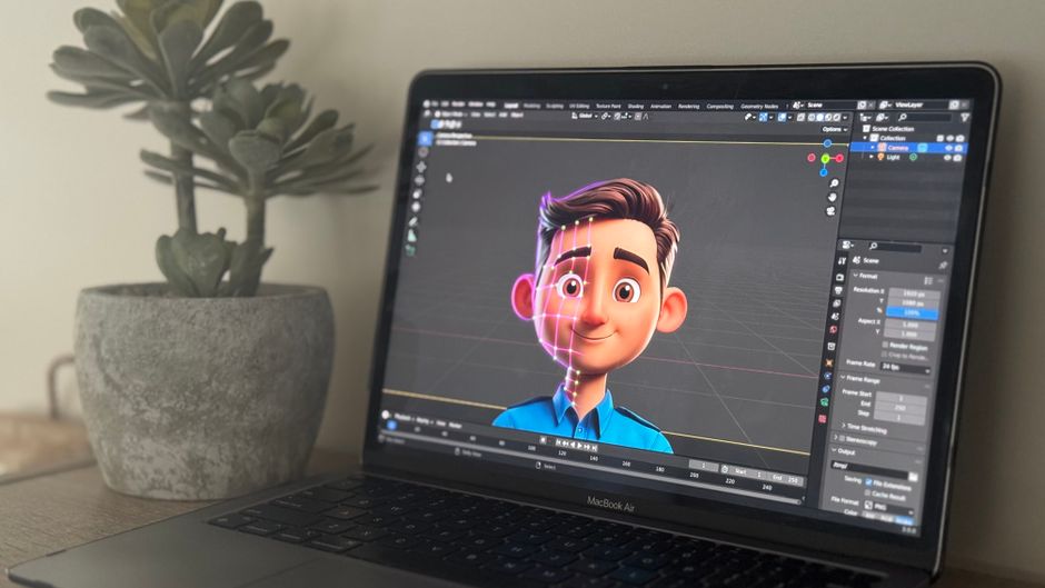 animated character video synthesis
