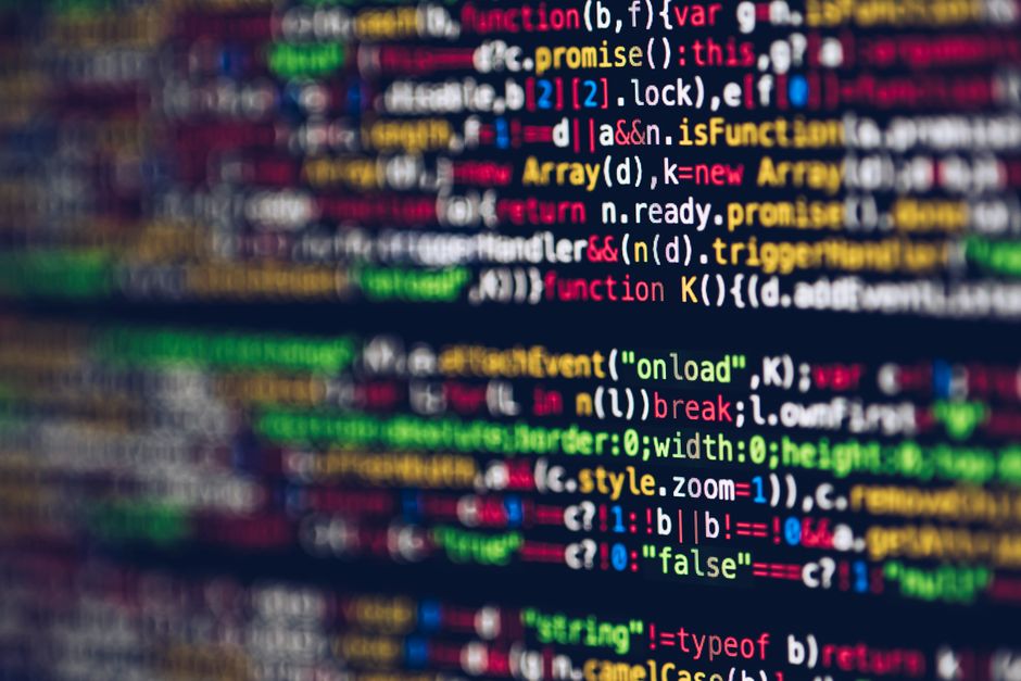 computer code programming HTML JavaScript