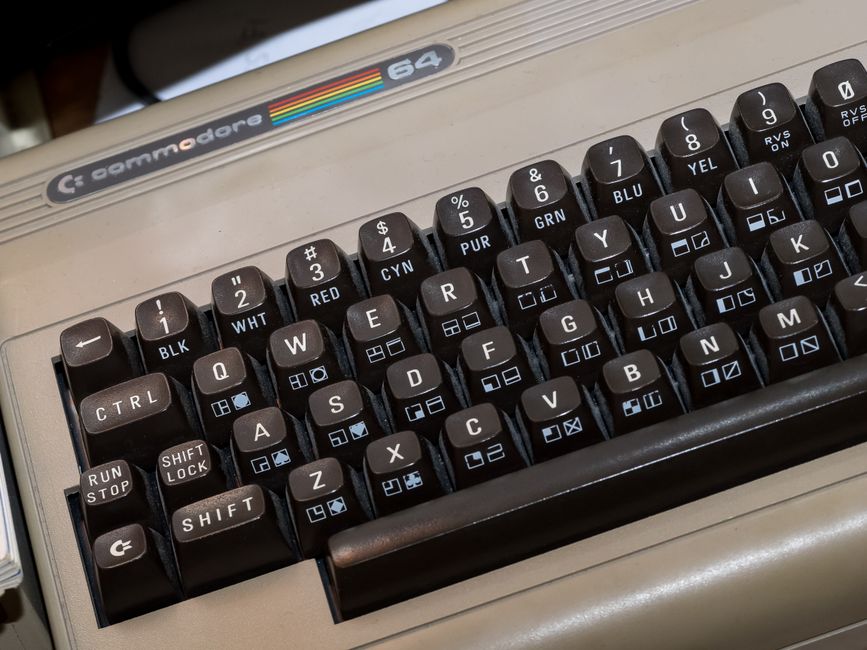 vintage computer programming commodore code