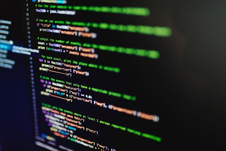 code debugging programming screen