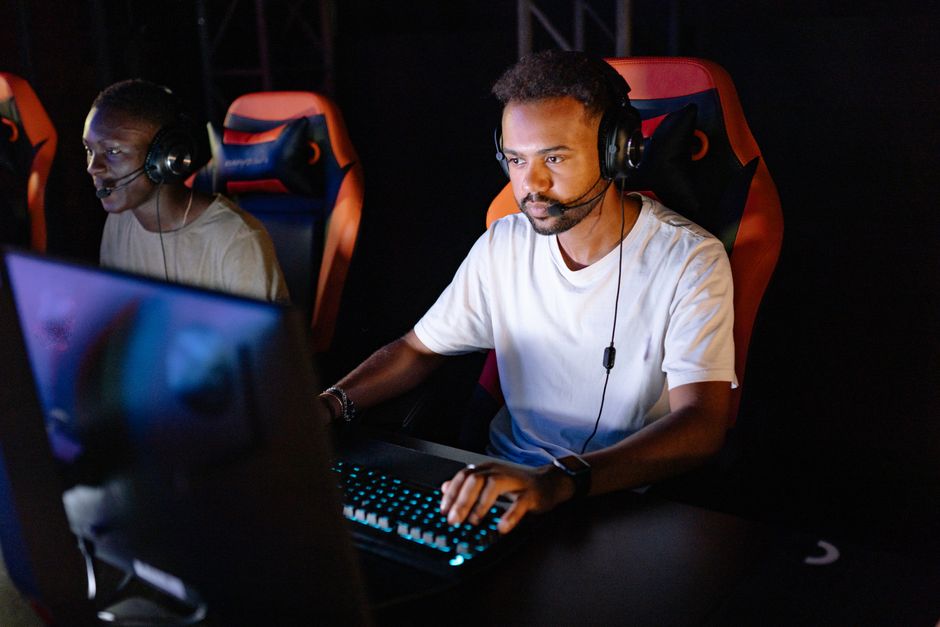 computer gaming setup professional