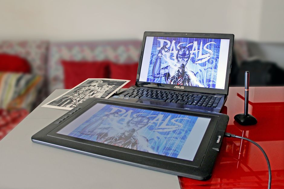 digital art creation process computer