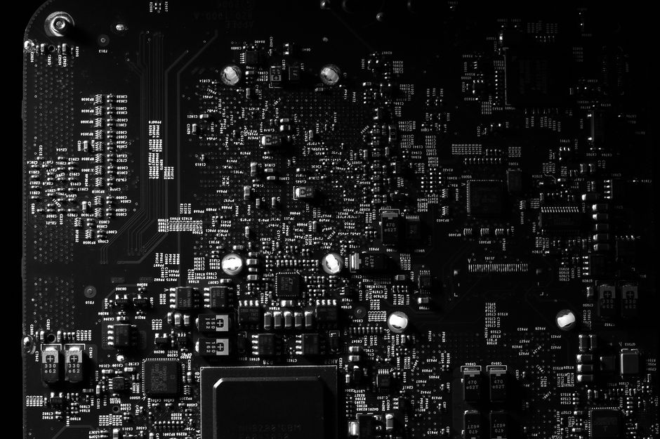 circuit board electronics hardware close up