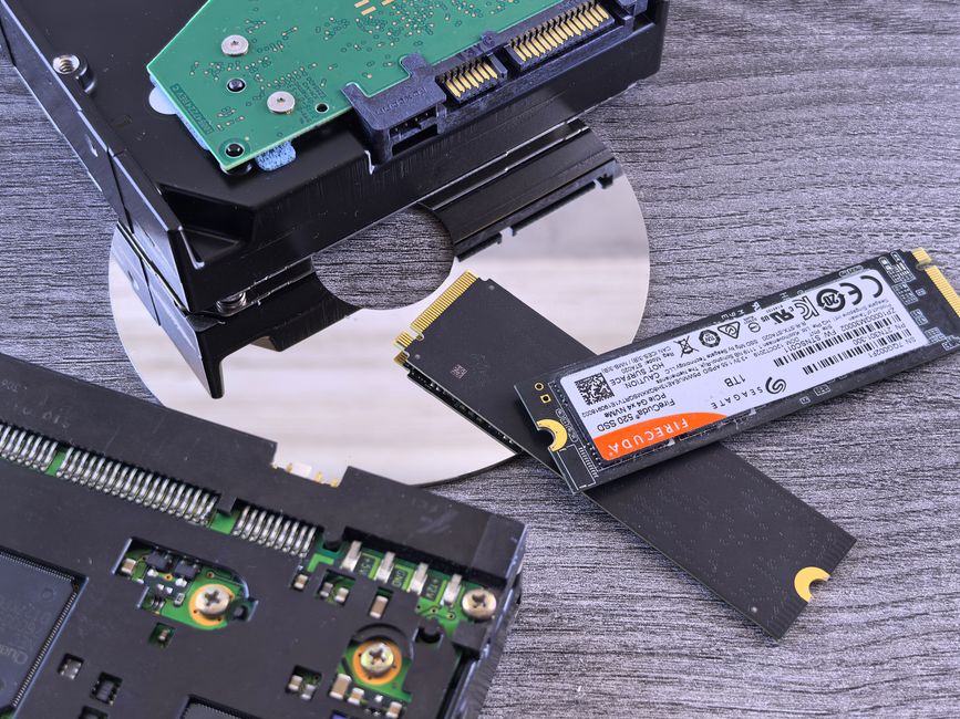 NVMe SSD storage computer hardware