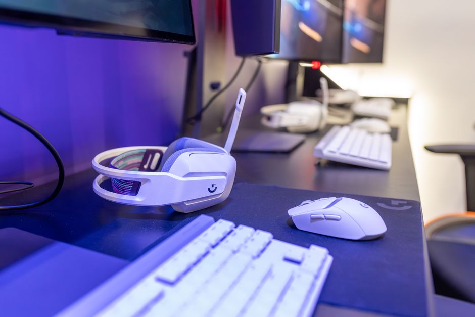video game journalism office workspace