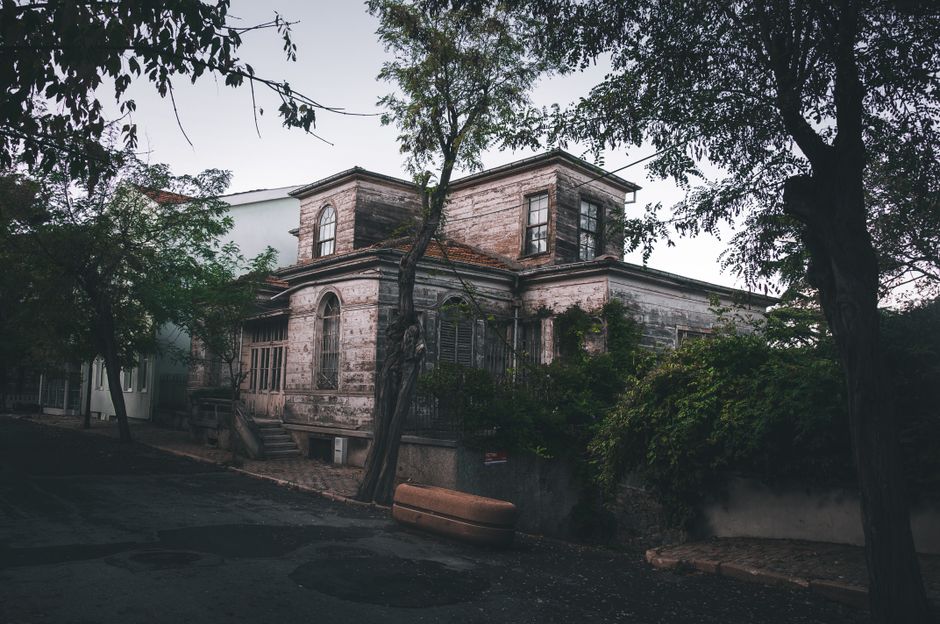 abandoned town empty street eerie